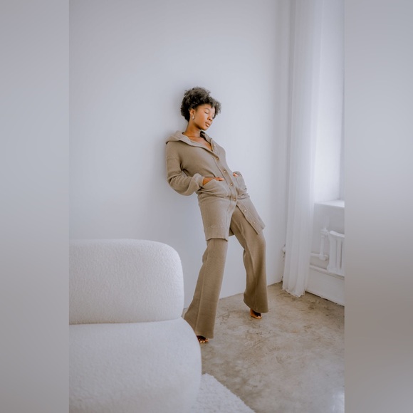 NWT - The Good Alma Clary Sage Waffle Knit Cadigan - Picture 5 of 5